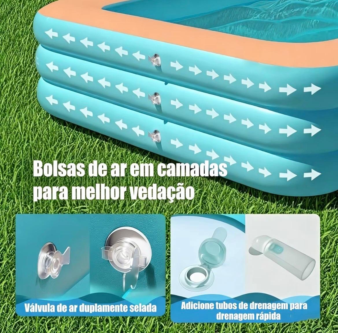 Piscina Inflável - Detalhes